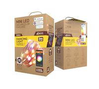 Muvit iO Guirnalda WiFi Dreamcolor Mini LED RGB 5 m – Control por smartphone, micrófono, 20 escenas