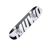 MUWO Street Skateboard 31 x 8 pulgadas - Tabla completa para principiantes de madera estable y aluminio, adecuado para niños, adolescentes y adultos con diferentes motivos (Big Basic)