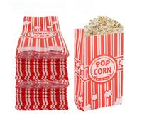 MUXHEL Juego de 300 bolsas para palomitas de maíz, 21 x 9 x 6 cm, bolsas pequeñas para palomitas de maíz, accesorios para bares, noches de cine