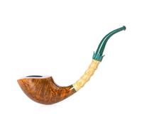 MUXIANG Pipa Cumberland fatta a mano imitazione bambù pipa in radica ha70163a1h1k