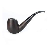 MUXIANG - Pipas de tabaco de palisandro con capucha de viento para Vauen dr. Perl 9 mm filtros de papel 10 regalos de limpieza