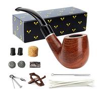 MUXIANG - Pipas de tabaco (madera de palisandro, 10 regalo)