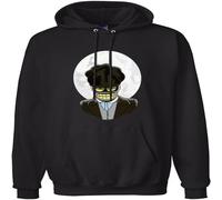 MUXIAOQI by The Order of Bender Hoody Unisex Ptinted Hoodies Long Sleeve Men's Hooded with Pocket Black XXL