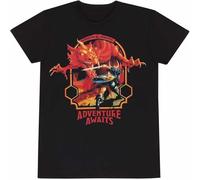 MUXIAOQI Heroes Inc Adventure T Shirt Awaits Fit Casual Graphic Short Sleeve Tops Black 3XL