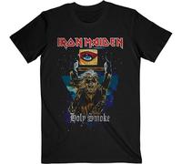 MUXIAOQI Mens T Shirt Holy Smoke Space Triangle Band Logo Tops Black 3XL
