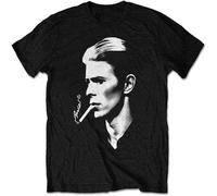 MUXIAOQI Mens T Shirt Smoke Side Profile Fit Casual Graphic Short Sleeve Tops Black M