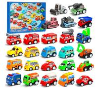 MUXIWOM Coches para Niños, 25 Piezas Mini Coches Juguetes Niños, Coche de Juguete de Metal, Varios Estilos Pull Back Cars, Regalo para niños de 2 3 4 5 6 7 8 Años