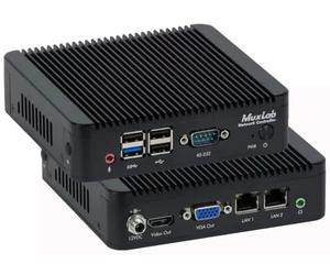 MUXLAB 500800 Controlador de Red de Videowall, Integración con Dante Domain Manager, Funcionalidad de Señalización Digital y Multivista, Plataforma Flexible