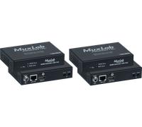 Muxlab Kit Transmisor-Receptor HDMI IR HDBaseT 4K con Alimentación PoE 70m 1080p / 40m 4K