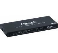 MUXLAB Selector HDMI 4X1 4K/60 Con Extracción de Audio