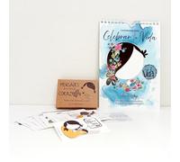 MUXOTE - Pack Regalo Emocional: Calendario Perpetuo Recordatorio + 31 Tarjetas de Agradecimiento y Felicitación - Para Familia, Amigos, Compañeras o Profesoras - Decorativo, Motivacional y en Español