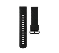 MUXUMAO Correa de reloj de silicona de 22 mm con sistema de liberación rápida, correa de repuesto for relojes inteligentes de hombre y mujer, universal.(Black)