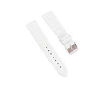 MUXUMAO Correa de reloj ultrafina de mezclilla de liberación rápida de 18 mm, 20 mm, 22 mm y 24 mm, adecuada for hombres y mujeres, accesorios de lona de nailon suave.(White,22mm)