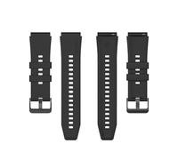 MUXUMAO Correa de repuesto for reloj de silicona de 20 mm y 22 mm.(Black,22mm)