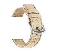 MUXUMAO Correa deportiva de nailon for reloj de mujer y hombre, de 18 mm, 20 mm y 22 mm, estilo militar.(Khaki,18mm)