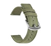 MUXUMAO Correa deportiva de nailon for reloj de mujer y hombre, de 18 mm, 20 mm y 22 mm, estilo militar.(Black,22mm)