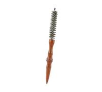 MUXZSIZ Peine compacto de Para madera para peinar las raíces del cabello. Un compañero de viaje ligero para cada peinado. El peine compacto de Para madera con ruedas es para, Marrón, l