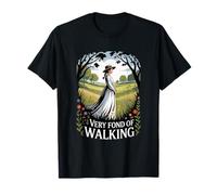 Muy Aficionado a Caminar Orgullo y prejuicio Senderismo Jane Austen Camiseta
