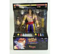 Jada Toys Street Fighter - Figura de Vega (15 cm), Coleccionable y de acción de Street Fighter 2: The Final Challengers con Cabeza, Manos y Accesorios alternativos, a Partir de 13 años