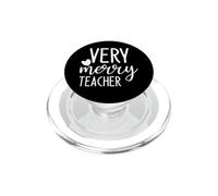 Muy Feliz Profesor Navidad Navidad Divertido PopSockets PopGrip para MagSafe