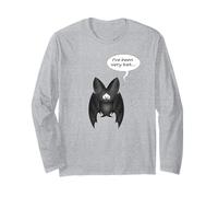 Muy Mal murciélago Triste, Lindo y Divertido lo Siento Vampiro Halloween Manga Larga