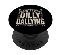 Muy Ocupado Dilly Dallying Estado de ánimo de procrastinación PopSockets PopGrip Adhesivo