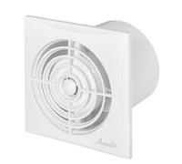 Muy potente y silencioso de baño ventilador de extracción de aire de 125 mm/12,7 cm con temporizador detector de humedad con rodamiento de bolas Silenciador de bajo consumo Ventilator Wz125r
