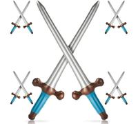 MUYAPAY 10 Piezas Espadas Inflables, Espadas Piratas Inflables Espadas de Fiesta, Decoración de Fiesta Pirata, Pirata Espadas de Juguete Inflables Suministros, Espada Inflable para Niños y Adultos