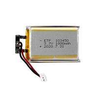 Muyilanc 103450 3.7V 1800Mah Batería Recargable de Litio Y Polímero de Lipo para Mp3 GPS Navegad Grabadora de DVD Auriculares E-Book Cámara