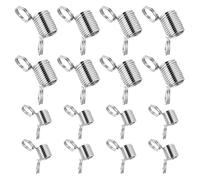 Muyilanc 16 Piezas de Topes de Cuentas, 8 Grandes y 8 Pequeños para Hacer Joyas -Supplies Abrazaderas para Cuentas Topes de Cuentas