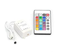 Muyilanc IR Control Remoto 24 Teclas para RGB LED Luz, 12v Regulador de Luz