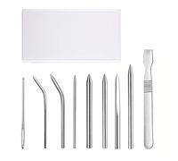 Muyilanc Juego de Herramientas para Tejer Cuerdas de Paraguas, Herramienta de Tejido DIY para Pulsera de Aguja de Paraguas, Aguja de Paraguas