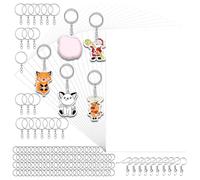 Muyilanc Kit de 151 Láminas ShrinkyDink, Kit de ShrinkyDink, Kit de Láminas de Película de Plástico Adecuado para Bricolaje/Anillos/Manualidades