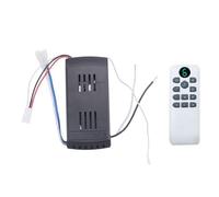 Muyilanc Kit de Control Remoto para Ventilador de Techo de 50 W, 6 Velocidades, Función de Temporización, Control Remoto de Repuesto para Ventiladores y Luces de Techo de CC.