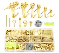 Muyilanc Kit para Colgar Cuadros de 374 Piezas, Decoraciones para Colgar Cuadros en Interiores y Exteriores, Herrajes para Colgar en la Pared con Marcos de Cuadros Resistentes