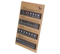 Muyilanc Tablero de Clasificación de Diamantes 4C, Tablero de Exhibición, Herramienta de Identificación de Herramientas de Joyería, Accesorio Didáctico para Clasificación Educativa, C