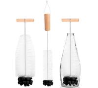 Muyohix 2 Piezas Cepillo para Botellas Compatible con Sodastream Botellas, 32 cm Limpia Botella por Dentro, Limpiador de Botellas, Cepillo de Limpieza para Limpiar Botella de Cristal Biberones