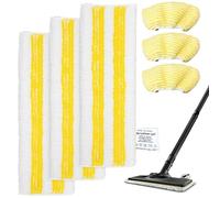 Muyohix 6 piezas Paños de repuesto de microfibra compatibles con Kärcher EasyFix SC 2, SC 3, SC 4, SC 5 Limpiador a Vapor, Paños de microfibra para limpiadoras a vapor, Juego de accesorios para mopas