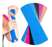 Muyohix Kinesiotape, 40PCS Elásticas Cinta Kinesiologica de Algodón para Alivio del Dolor y Soporte Muscular, Esparadrapo Deportivo Suave, Ideal para Deporte, Espalda, Rodillas y Hombros (4 Colores)