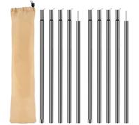 Muyohix Postes de Lona de Camping, 2 Ajustable Barras Telescópicas para Toldo Camping, Postes de Repuesto para Toldo Varillas Tienda Campaña para Tienda de Campaña, Lona