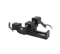 MUYTQAERG Guía de riel Lineal Etapa XY Asix Módulo Mesa Deslizante Nema11 Motor Paso a Carrera guía 50mm ~ 300mm Tipo T(Stroke 200mm Tb6600,0.4cm Pitch)