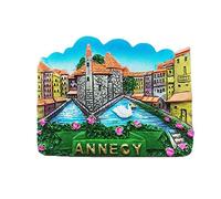 MUYU Magnet Annecy France - Imán 3D para Nevera, Regalo de Recuerdo, decoración del hogar y la Cocina, colección de Pegatinas magnéticas