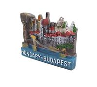 MUYU Magnet Budapest Hungría 3D imán para Nevera, decoración del hogar y la Cocina, calcomanía magnética Budapest húngaro, imán para refrigerador, colección de Regalo de Recuerdo de Viaje