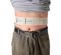 MUYU Peritoneale - Cinturón de diálisis G/PEG, cinturón para abdominales, estoma, tubo catéter, correa de drenaje para pacientes beige L