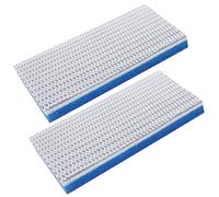 MUYYIKA 8D 2 unidades 11 x 25 cm Filtro de algodón de acuario espuma para filtro de acuario, material de filtro bioquímico, estructura de panal de abeja, fácil de limpiar