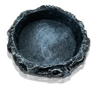 MUYYIKA Cuenco de agua para terrario, accesorios para reptiles, cuenco para comida, terrario, cuenco de agua, accesorio para serpiente, tortuga, gecko (círculo: 8 cm)