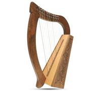 Muzikkkon Arpa O'Carolan de 12 cuerdas, Arpa celta irlandesa Palisandro