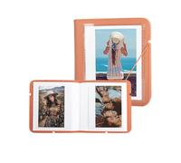 MUZIRI KINOKOO Álbum de Fotos de 28 Bolsillos para Película de Instax WIDE EVO/400/300/210/Link WIDE,Álbum de Cuero PU,Libro Álbum Mini Recuerdo de Colección de Películas de 4.25x3.4 Pulgadas-Marrón