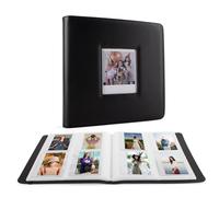 MUZIRI KINOKOO Álbum de Fotos de 288 Bolsillos para Instax Wide EVO/400/300/210/Link WIDE, Álbum de Cuero PU, Álbum de Fotos Recuerdo de Colección de Películas de 4.25 x 3.4 Pulgadas - Negro