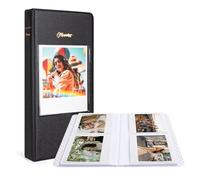 MUZIRI KINOKOO Álbum de Fotos de 64 Bolsillos para Cámara Fuji Instax Wide EVO/400/300/210/Link WIDE, Películas de 5 Pulgadas, Álbum Recuerdo de Cuero PU para Cámara Instantánea Serie Wide-Negro